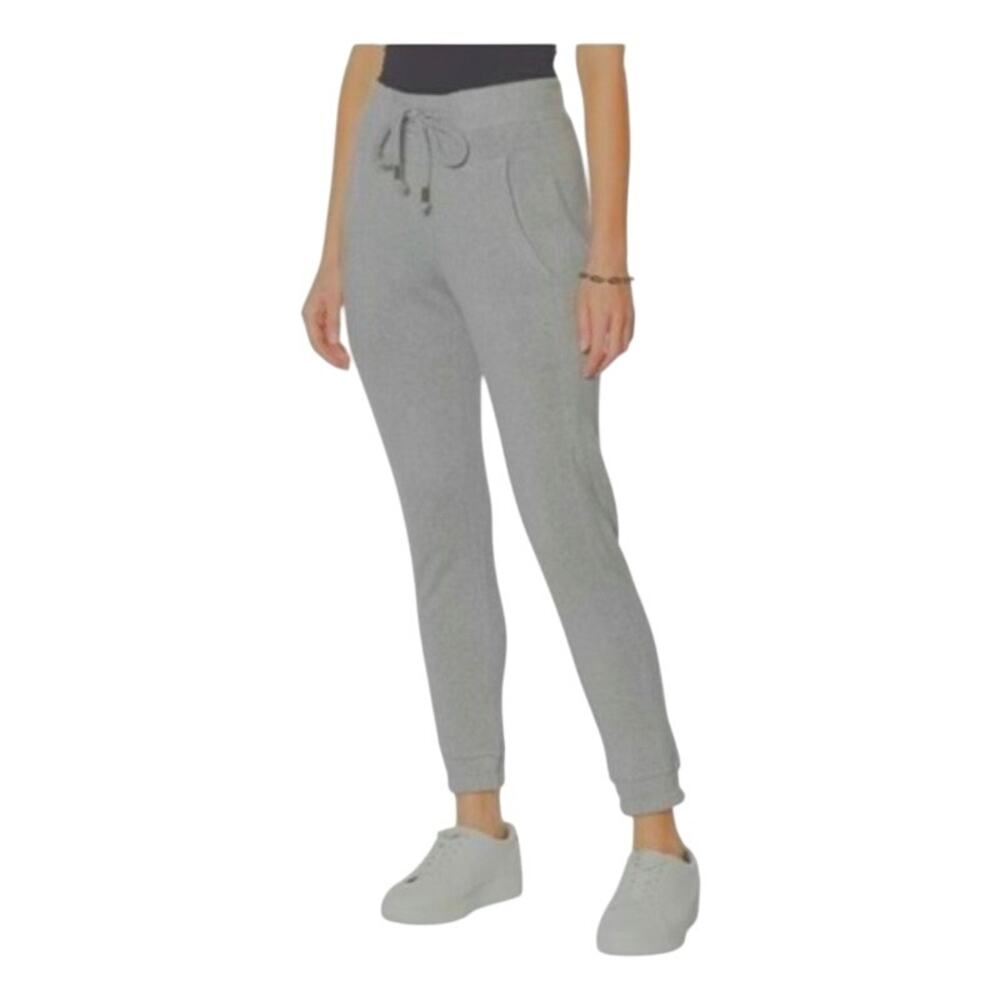 NEW! SUPER SOFT Democracy Cozy Knit Fleece Jogger Sweatpants, Gray  3X